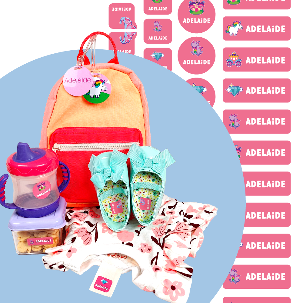 Preset the sales label diaper bag