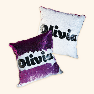 SEQUIN PILLOWCASE - NAME